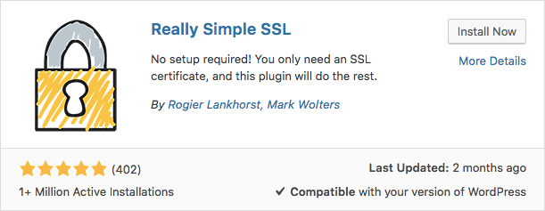 El plugin Really Simple SSL