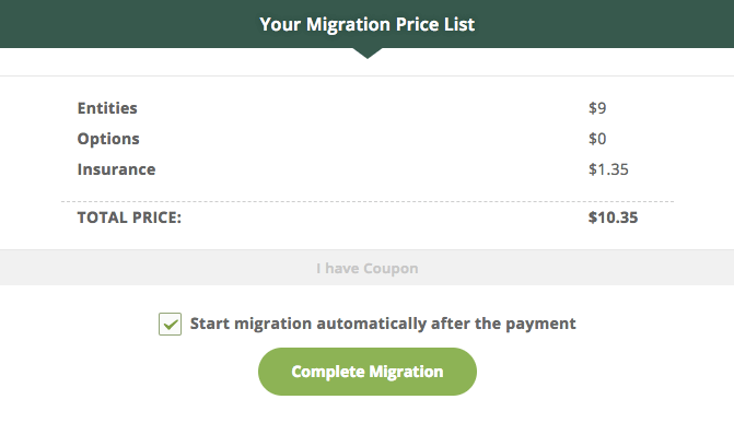 completar la migración de wix a wordpress