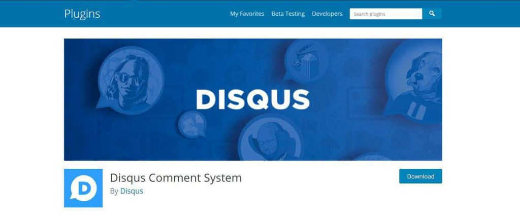 Disqus comment wordpress plugin