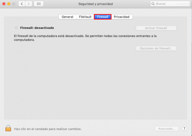 Seguridad y privacidad en mac