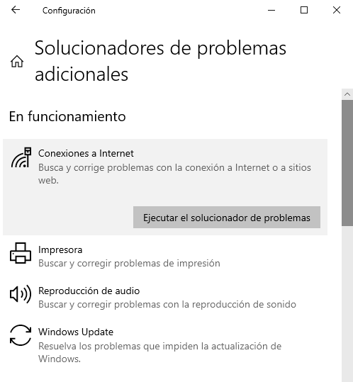 Solucionador de problemas de Windows