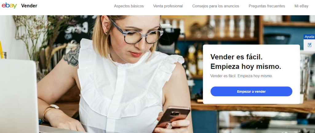 Página Vender de eBay 