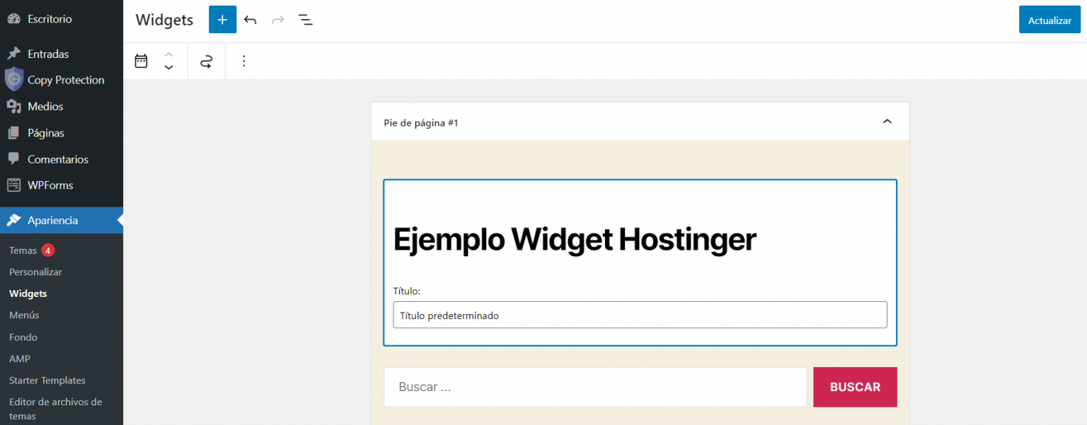 Cómo Crear Un Widget Personalizado En WordPress