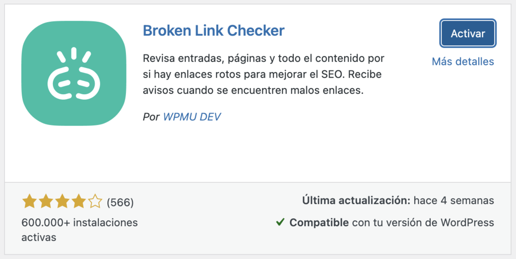 Plugin Brocken Link Checker