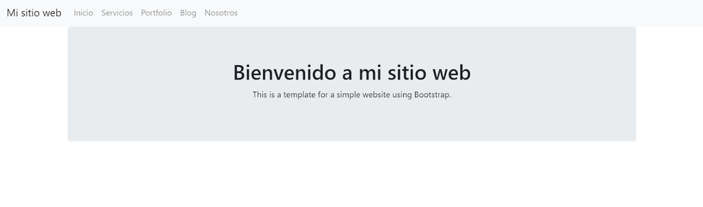 Ejemplo de una página web y su código HTML creado por ChatGTP