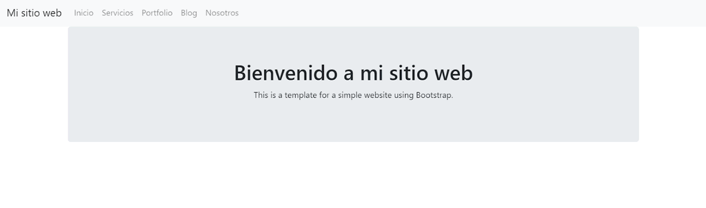 Ejemplo de una página web y su código HTML creado por ChatGTP