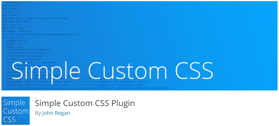 Plugin Simple Custom CSS Plugin de WordPress