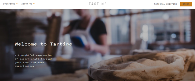 Imagen del sitio web Tartine