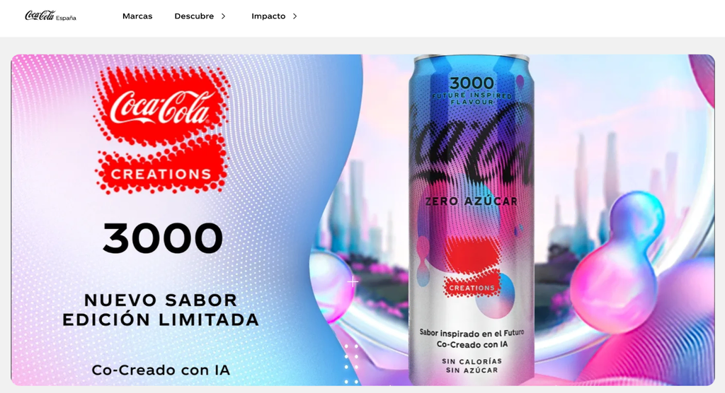 Sitio web Coca-Cola