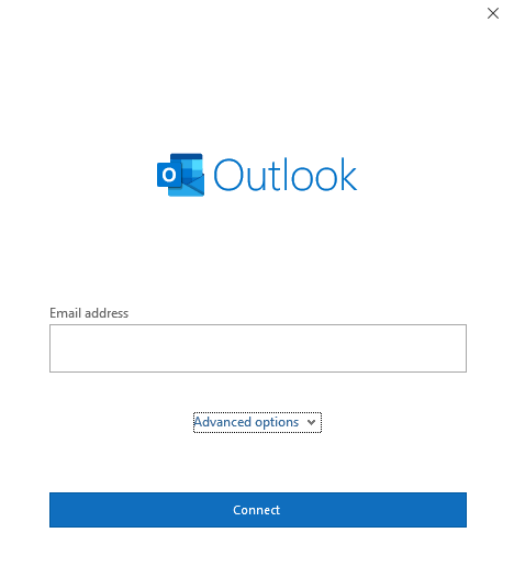 Página de inicio de Outlook