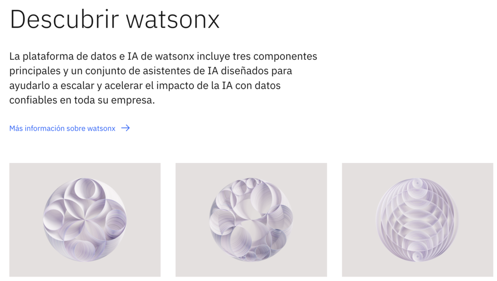 Sitio web de IBM