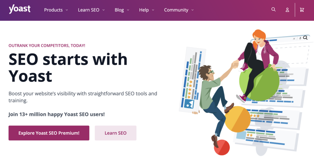 Sitio web de Yoast