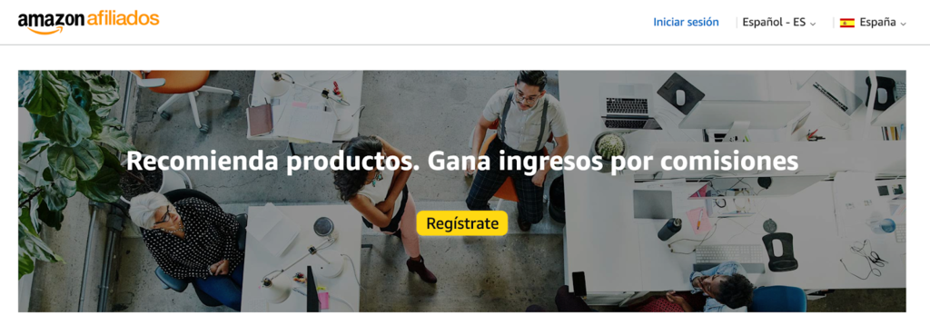 Sitio web de Amazon Afiliados