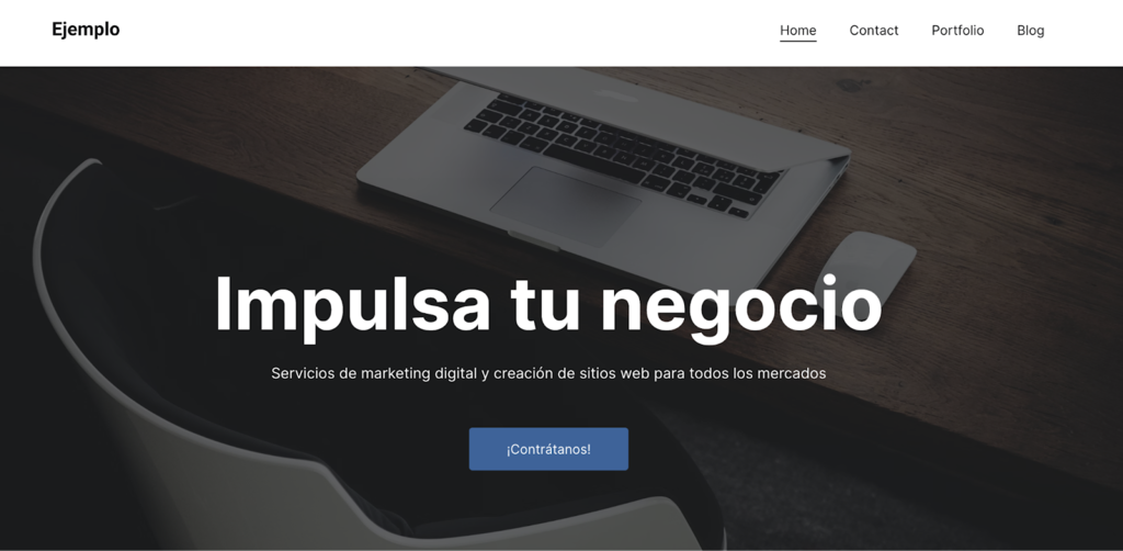 Sitio web de ejemplo