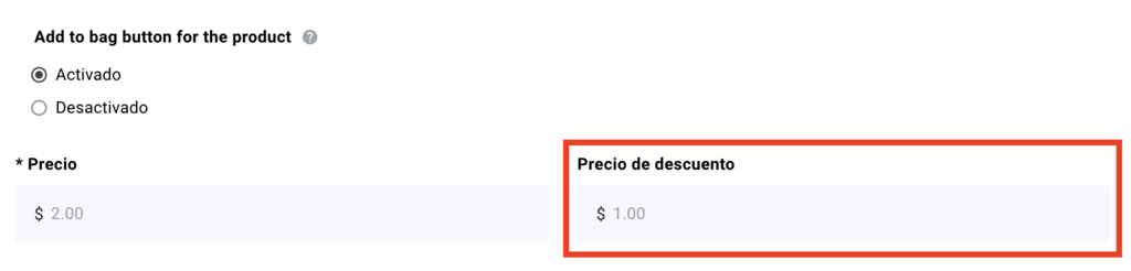 Sección de Precio de descuento del Creador web de Hostinger