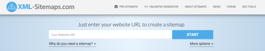 Sitio web XML Sitemaps generator