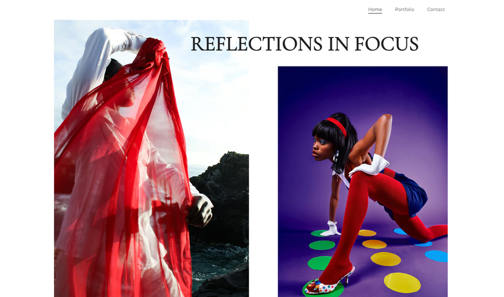 Página de inicio de Reflections in Focus