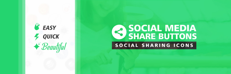 Plugin Social Media Share Buttons by UltimatelySocial de WordPress