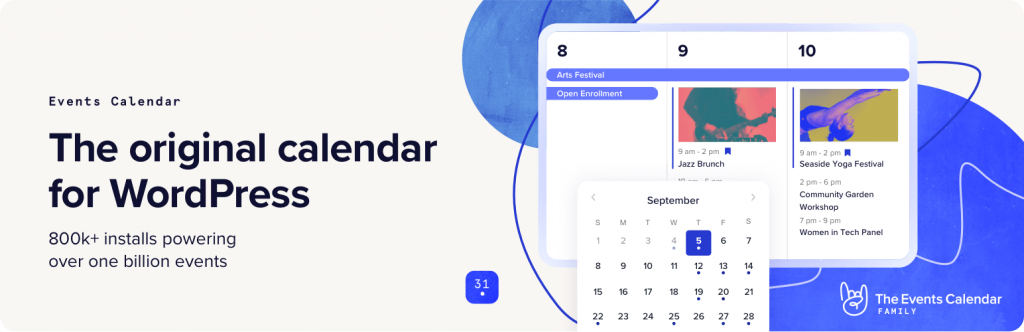 Plugin The Events Calendar de WordPress