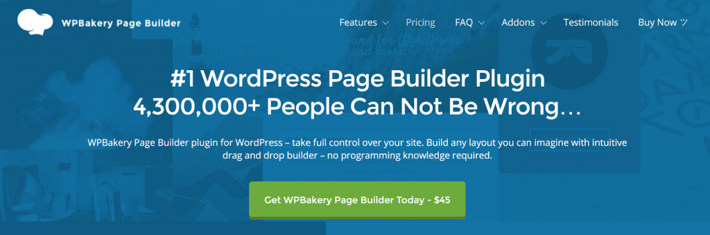 Page builder WPBakery de WordPress