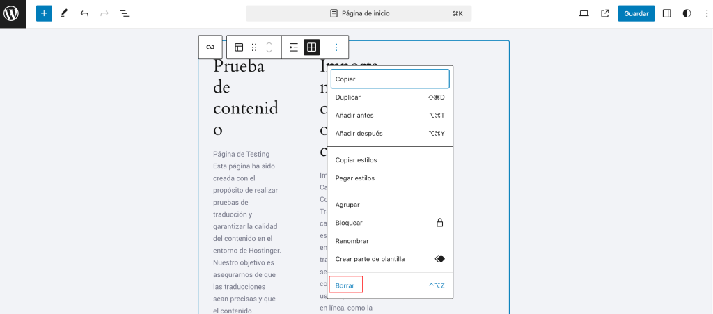 Eliminar bucle de consulta en WordPress