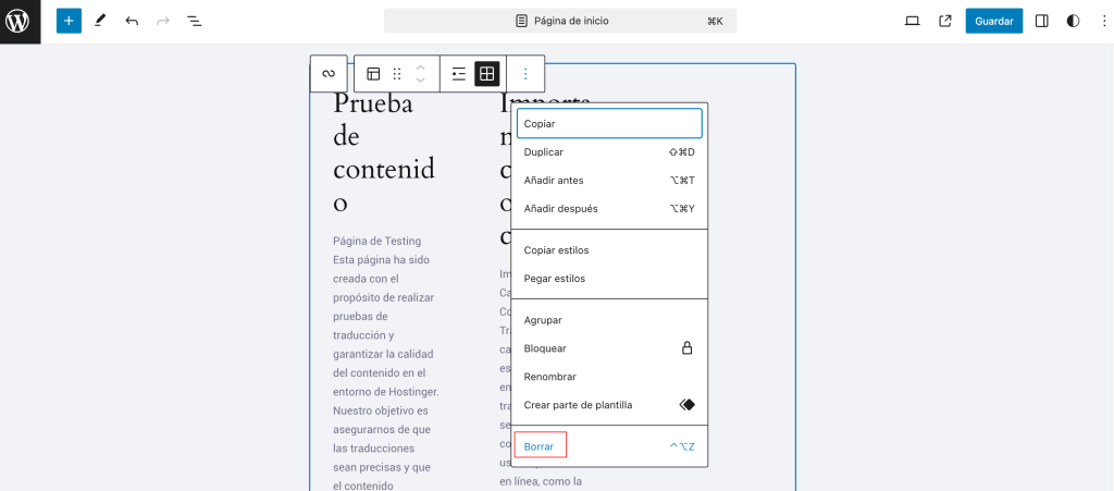 Eliminar bucle de consulta en WordPress