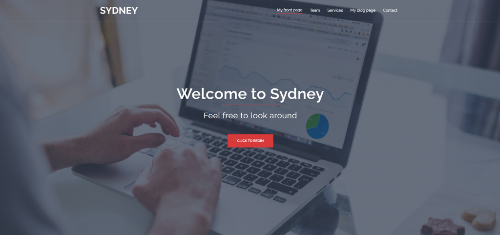 Tema Sydney de WordPress