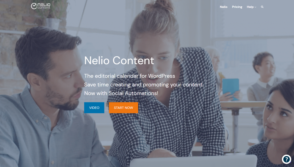 Sitio web de Nelio Content