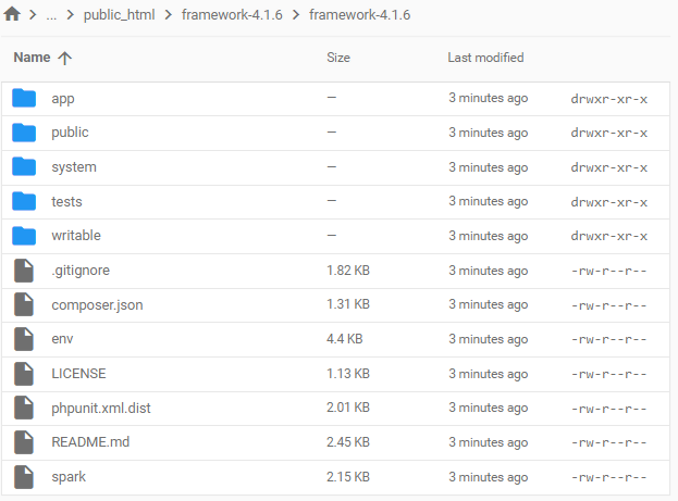 Administrador de archivos de hPanel