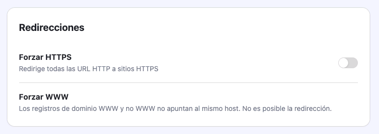 Redirecciones en el plugin Herramientas de Hostinger