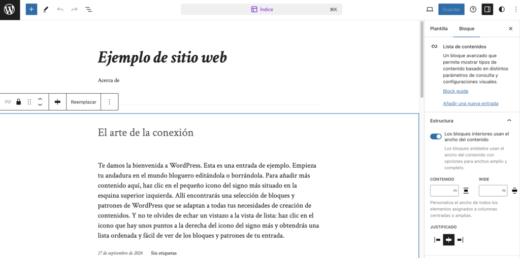 Editor de bloques de WordPress.com