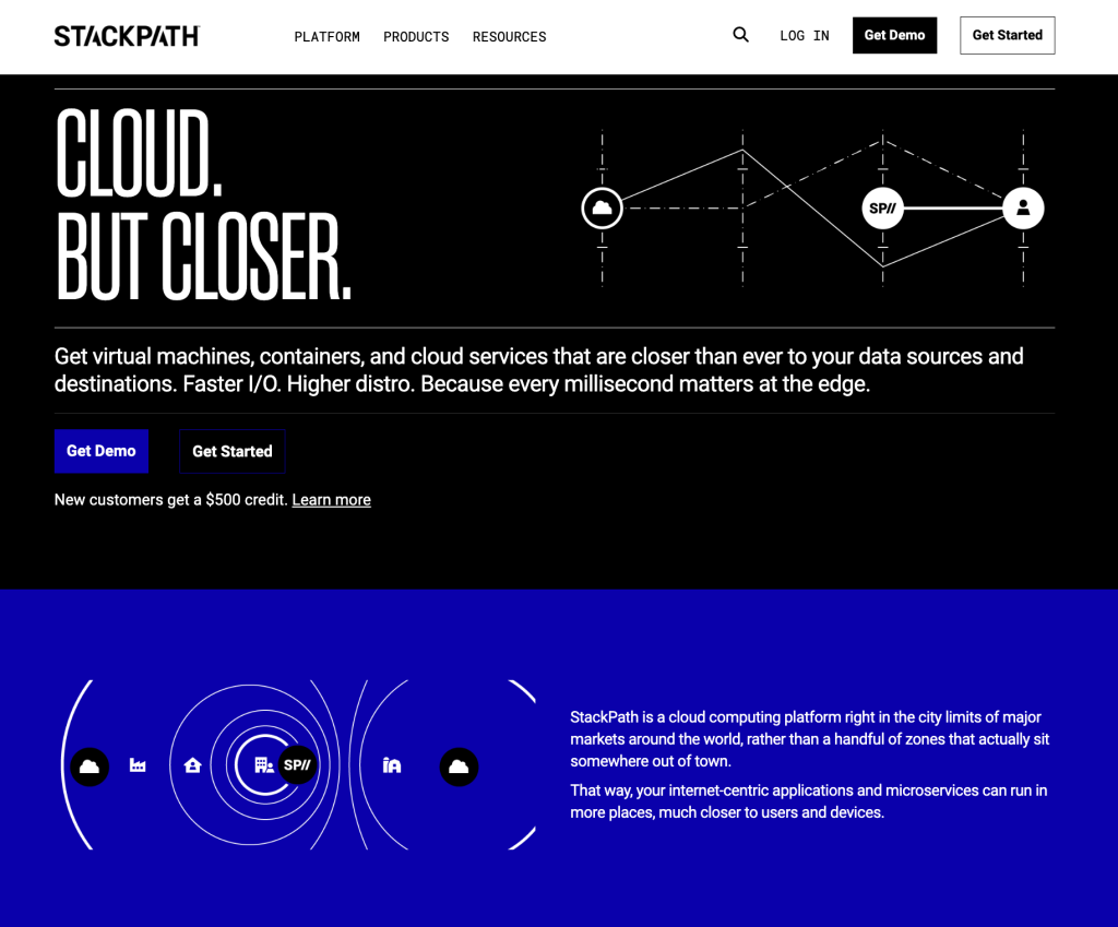 Sitio web de StackPath