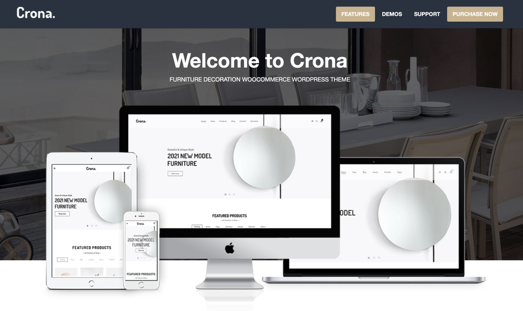 Sitio web de Crona