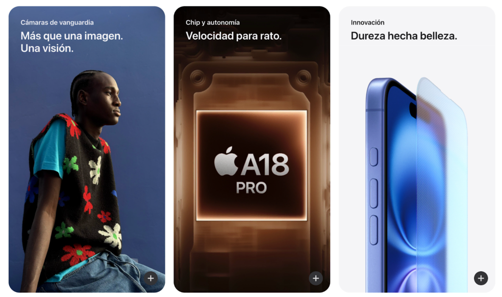 Sitio web de Apple