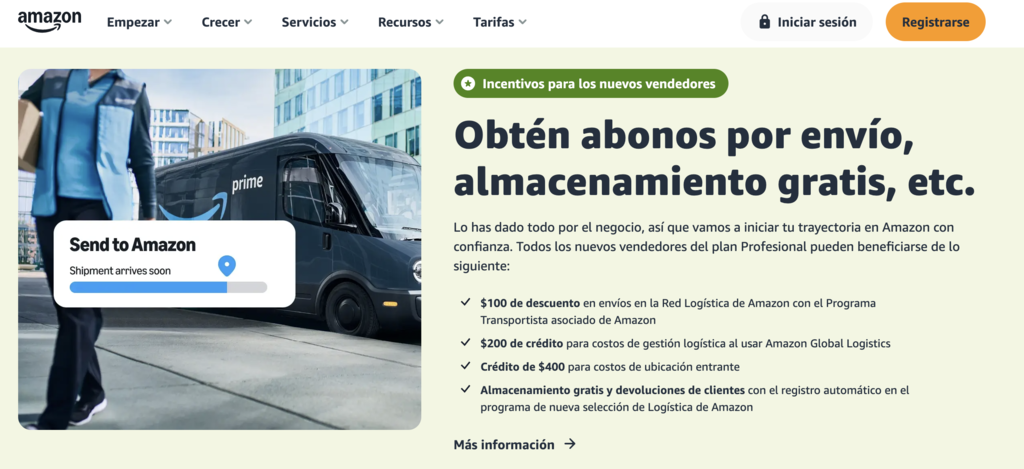 Sitio web de Logística de Amazon (FBA)