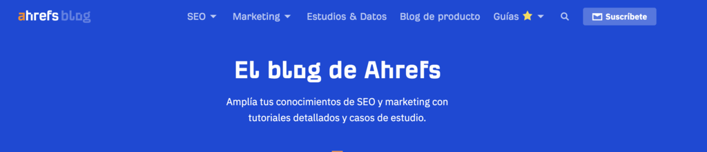 Blog de Ahrefs