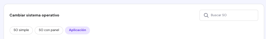 Cambio de sistema operativo en hPanel