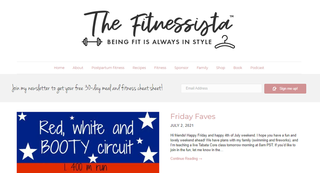 Blog de The Fitnessista