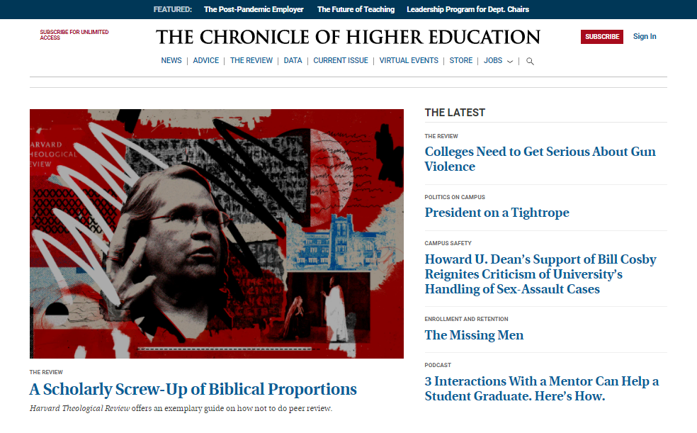 Blog de The Chronicle of Higher Education