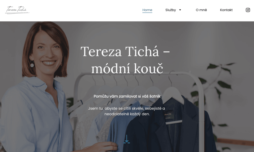 Sitio web de Tereza Tichá