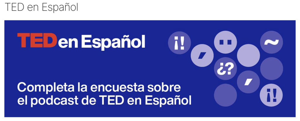 Sitio web de Ted en español